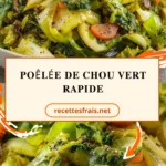 Poêlée de chou vert rapide