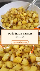 Poêlée de panais dorés