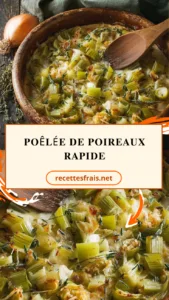 Poêlée de poireaux rapide