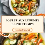 Poulet aux légumes de printemps