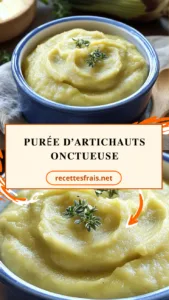 Purée d’artichauts onctueuse
