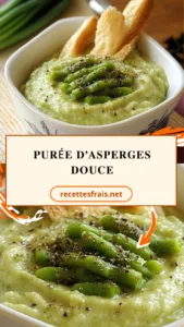 Purée d’asperges douce