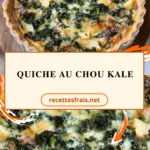 Quiche au chou kale