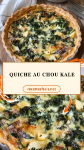 Quiche au chou kale
