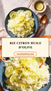 Riz citron huile d’olive