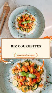 Riz courgettes
