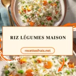 Riz légumes maison