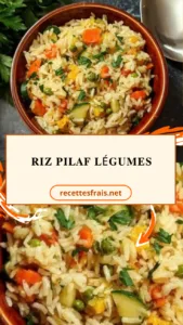 Riz pilaf légumes