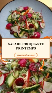 Salade croquante printemps