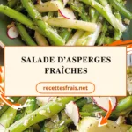 Salade d’asperges fraîches