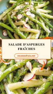 Salade d’asperges fraîches