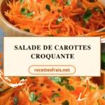 Salade de carottes croquante