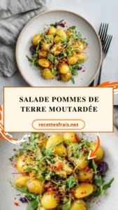 Salade pommes de terre moutardée