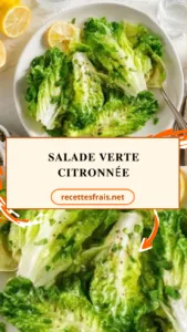 Salade verte citronnée