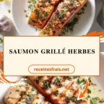 Saumon grillé herbes