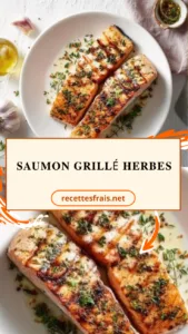 Saumon grillé herbes
