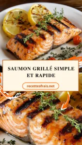 Saumon grillé simple et rapide