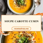 Soupe carotte cumin