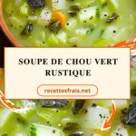 Soupe de chou vert rustique