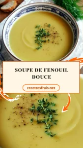 Soupe de fenouil douce