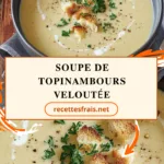 Soupe de topinambours veloutée