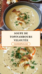 Soupe de topinambours veloutée