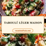 Taboulé léger maison