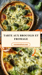 Tarte aux brocolis et fromage