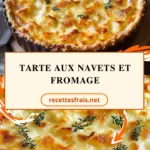Tarte aux navets et fromage