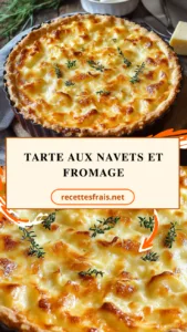 Tarte aux navets et fromage