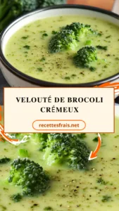 Velouté de brocoli crémeux