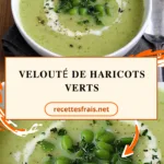 Velouté de haricots verts