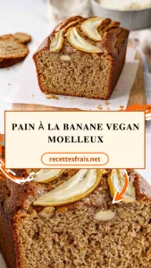 pain à la banane vegan moelleux