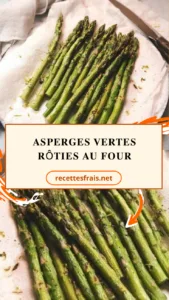 Asperges vertes rôties au four