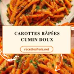 Carottes râpées cumin doux