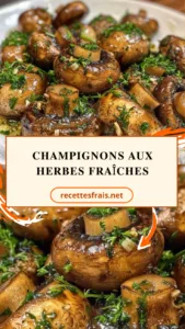 Champignons aux herbes fraîches