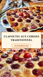 Clafoutis aux cerises traditionnel