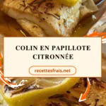 Colin en papillote citronnée