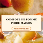 Compote de pomme poire maison