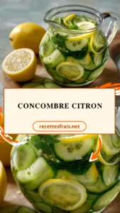 Concombre citron