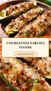 Courgettes farcies viande