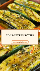 Courgettes rôties
