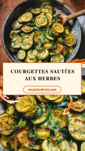 Courgettes sautées aux herbes