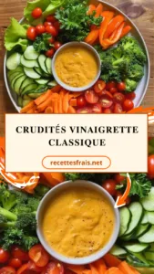 Crudités vinaigrette classique