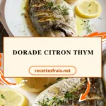 Dorade citron thym
