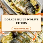 Dorade huile d’olive citron