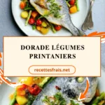 Dorade légumes printaniers