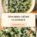 Épinards crème classique