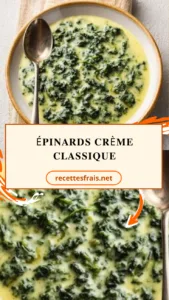 Épinards crème classique