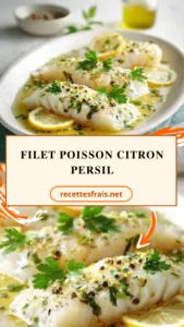 Filet poisson citron persil